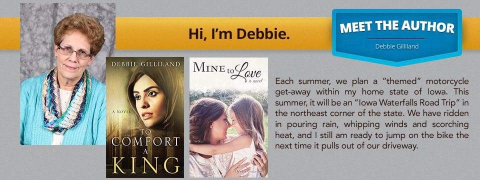 5 Things About author Debbie Gilliland | Mine To Love | To Comfort a King