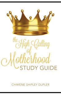 The High Calling of Motherhood Study Guide